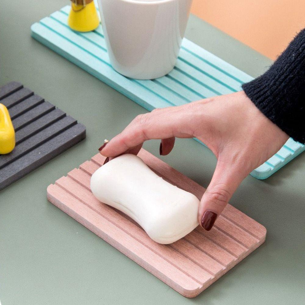 Versatile Diatom Mud Cup Mat Highly Absorbent Heat Insulation Coaster Heat Resistant Soap Box Home