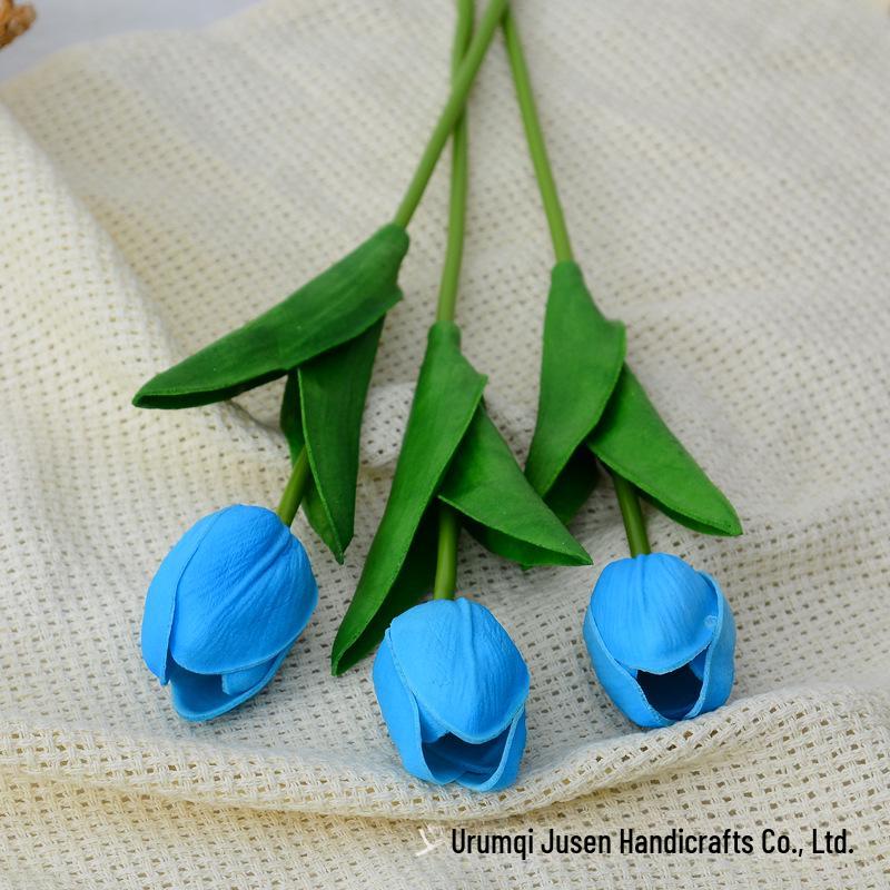 Tulip Artificial Flowers for Home Decor and Wedding Bouquets