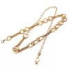 Korean Version of Metal Waist Chain Women's Ring Decorative Belt Versatile Skirt Strap Golden Buckle Simple Skirt Chain Trendy Body Chain