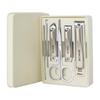 Anti-Splash Nail Clipper 6-Piece Set with Cover for Manicure & Pedicure