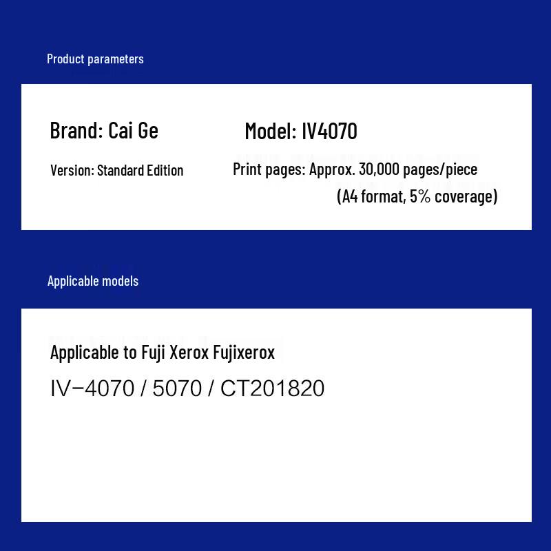 High-Yield Compatible Fuji Xerox CT201820 Black Toner Cartridge