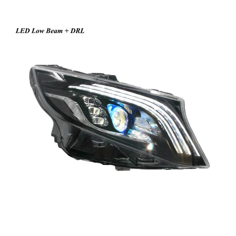 btxrjg1 Pair LED Headlights For Mercedes Benz Metris Vito W447 2016-2022 Front DRL Turn Signal Lights Assembly Car Accessories
