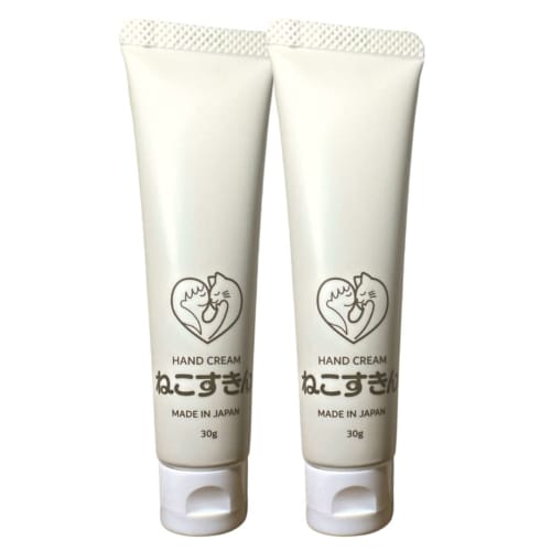 

Nekosukin Cat Hand Cream, for Cat Lovers and Cat Owners, 30g, Fragrance-Free, Alcohol-Free, Gift, Made in Japan (2 Bottles)
