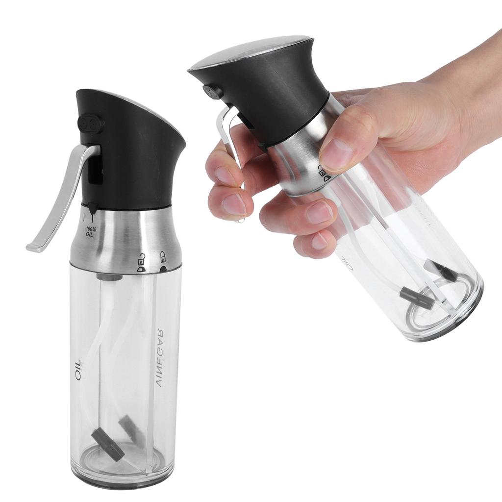 Ölsprüher Transparent Pressart Würzsauce Flasche Essigspender Küchenwerkzeuge