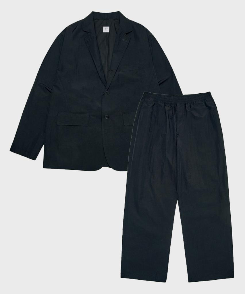 Ty Office Casual Sports Jacket Set-Up_Black