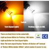 iBrightstar Super Bright 3157 4157 3155 3457 Switchback LED Bulbs with Projector Replacement for Daytime Running Lights/DRL and Turn Signal Lights,