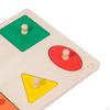 Educational Wooden Pegboard Puzzle Set for Shape Recognition And Sorting