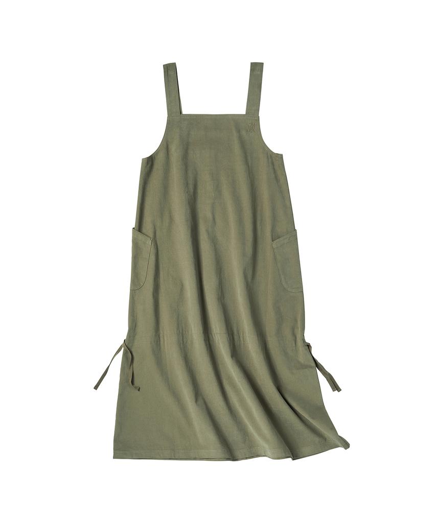Comoni Nose W Como Overall Dress [Khaki]