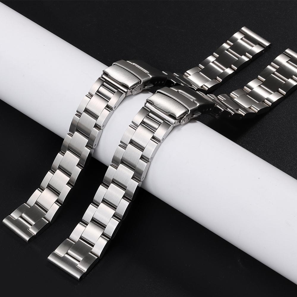 18mm 20mm 22mm 24mm 26mm Stainless Steel Strap for Seiko SKX007 SKX009 Driving Watch Metal Band for Men Women Belt Accessories