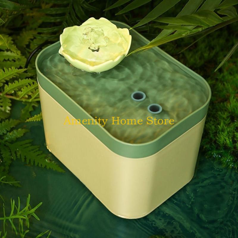 F26C Cat Water Dispenser Mute Working Automatic Pet Fountain Dogs Waterer for Indoor Pet Easy To Clean Healthy Drinking