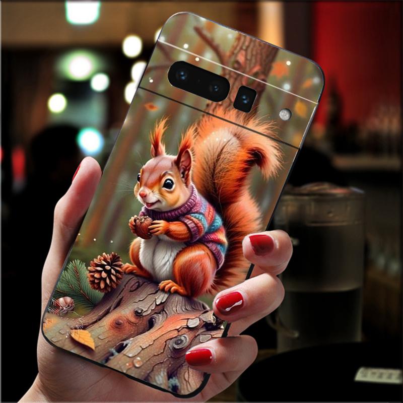 Squirrel Phone Case For Google Pixel 8 7 Pro 7A 7 6A 6 Pro Pixel 8A 4A 3A 4 XL Pixel 5 6 4 3 3A XL