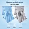 FitonTon Men's Ice Silk Antibacterial Boxer Briefs 4-Pack