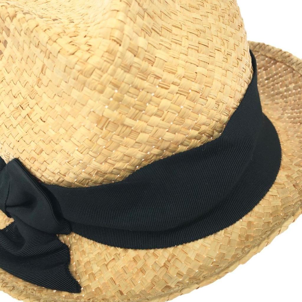 Used CA4LA Kashira Straw Hat Ribbon Black/Beige Women's / 240001171995