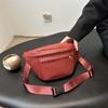 Foreign Style Retro Niche Design Bag Women's 2025 Spring New Popular Messenger Chest Bag Foreign Style Woven Fanny Pack