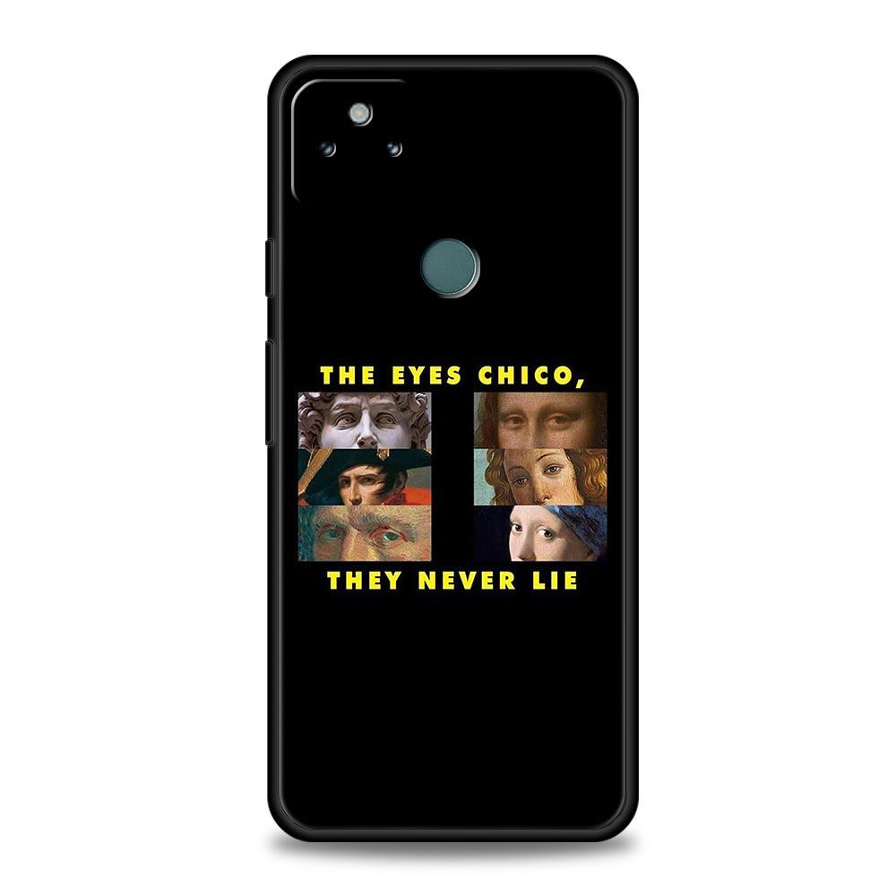 Cartoon Statue Abstract Art Phone Case Cover for Google Pixel 10 9 8 7 6 9A 8A 7A 6A Pro Shockproof Soft TPU 9 Pro XL Shell Capa