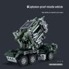 Chizao T2231-33 Explosion-Proof Armored Tank & Missile Vehicle Building Blocks Toy Model