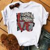New Unisex Pink Lips Leopard Graphic T Shirt Casual Fahion Oneck Sexy Black Tees Kiss Lip Funny Girls Tshirtdrop Shipping