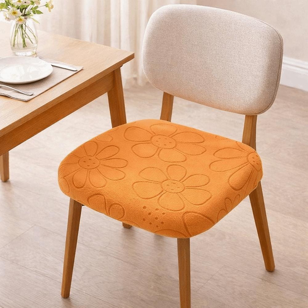 Thickened Jacquard Office Chair Cover Elastic Dining Chair Cover Soft Chair Protector Office
