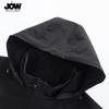 Qiao Wo Men's Waterproof Casual Hooded Jacket