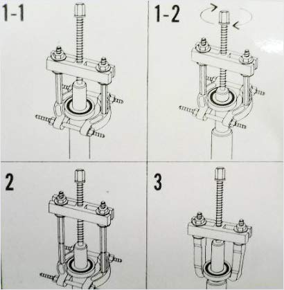 Mini Bearing Puller Set, Bearing Separator, Claw-Type Gear Puller, Bearing Extractor Tool