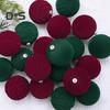 12Pcs Christmas Balls Decorations Shatterproof Velvet Ball Pendant Flocked Christmas Tree Hanging Ball Ornaments for Home Wedding Supplies