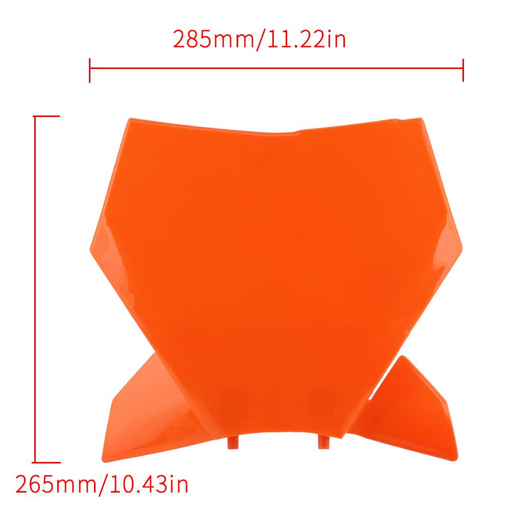2023 2024 Enduro Per Moto KTM Copri Targa Anteriore SX SX-F XC XC-F 125 250 300 350 450 Motocross Dirt Bike Pezzi