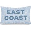 Blue Seashell Coastal Beach 12x20 Pillow Cover, Preppy Beach Room Decor, Beachy Coastal East Coast Decorative Throw Pillow Covers Pillowcases for
