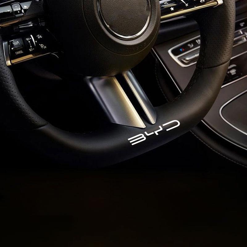 New Car Interior Random Stickers Car Goods Car steering wheel Decals For BYD F3 S6 F0 Tang I3 S7 G3 E5 E2 E1 E3 E9 D1 S8 E6 L3