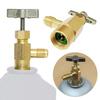 1/4 Thread Adapter R-134a Refrigerant Can Dispensing Bottle Tap Opener Valve Car Air Conditioner Auto Car Accessories
