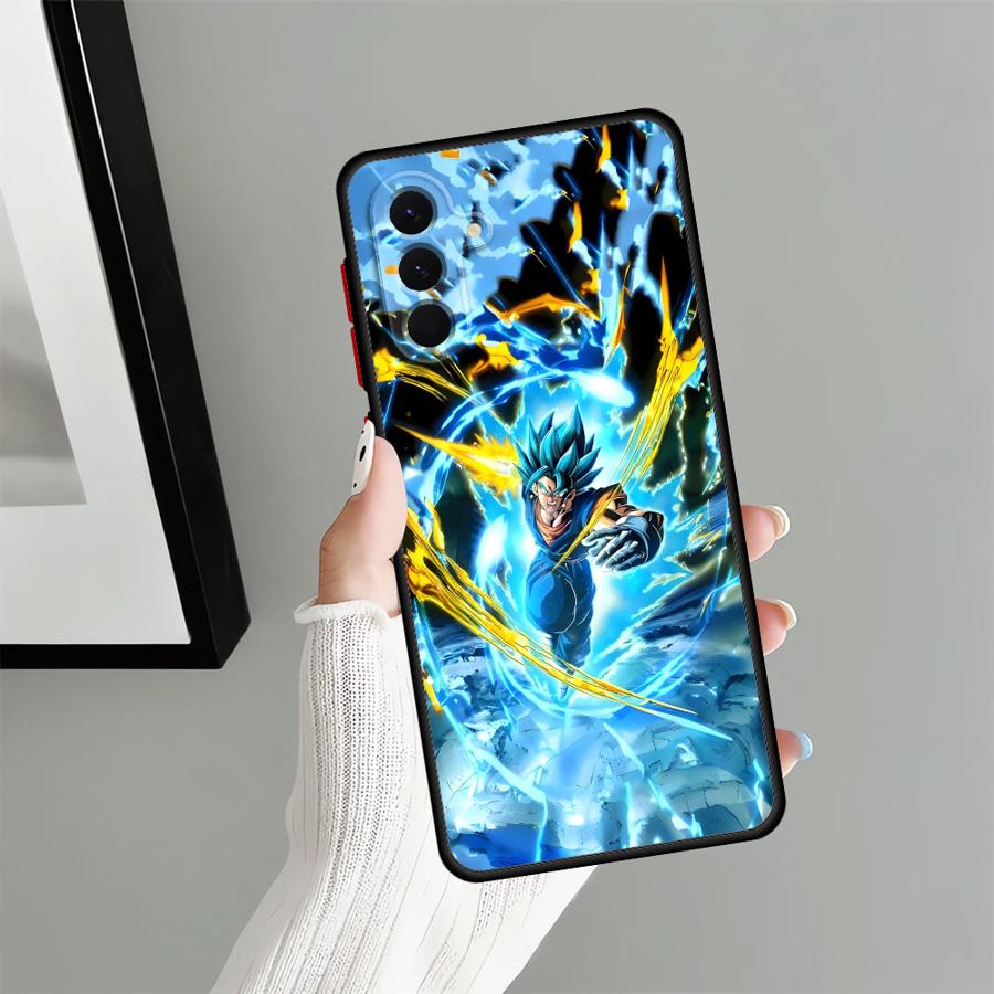 Back Phone Cover Case for Samsung Galaxy A22 A34 A24 A25 A26 A52 A56 A54 A35 A36 A73 A53 A21s Dragon Ball Goku Talent