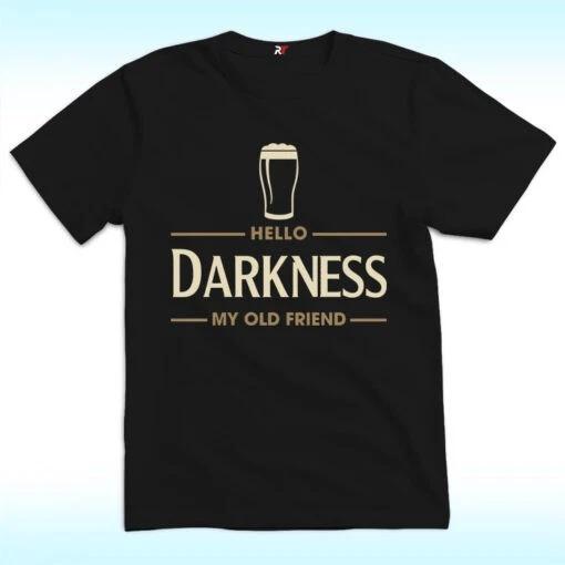 Hello Darkness My Old Friend Irish Beer St Patrick’s Day Party Shirt L