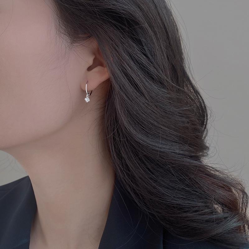 2021 Trendy 925 Silver Magic Cube Earrings for Women – Simple, Cold Style Temperament Earrings