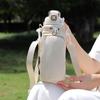 Water Bottle Holder Large Insulated Drawstring Pouch Water Bottle Carrier Bag with Strap for Outdoor Travel Camping Hiking