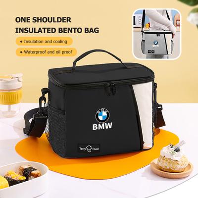 AAA1 Leakproof Lunch Bag Large Capacity Crossbody Bento Insulation Box For E90 E60 E46 E39 F30 F10 E87 X3 X4 X5 X1 G30 G20