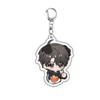 Game Love and Deepspace Xavier Zayne Rafayel Ralayo Sylus Acrylic Keychain Cartoon Trendy Gift Cute Charm Keyrings Bag Tag