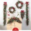 Christmas Upside Down Wreath 60cm Xmas Wreath New Teardrop Wreath  Front Door