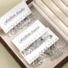Fashion Creative Simple Earrings Set for Women Vintage Temperament Hollowed-out Butterfly Love Earrings Jewelry Gifts 2026 New