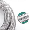 1Pcs 1/2 Inch 304 Stainless Steel Braided Hose Hot And Cold Water Pipe Toilet Faucet Connection Pipe Garden Water Connection