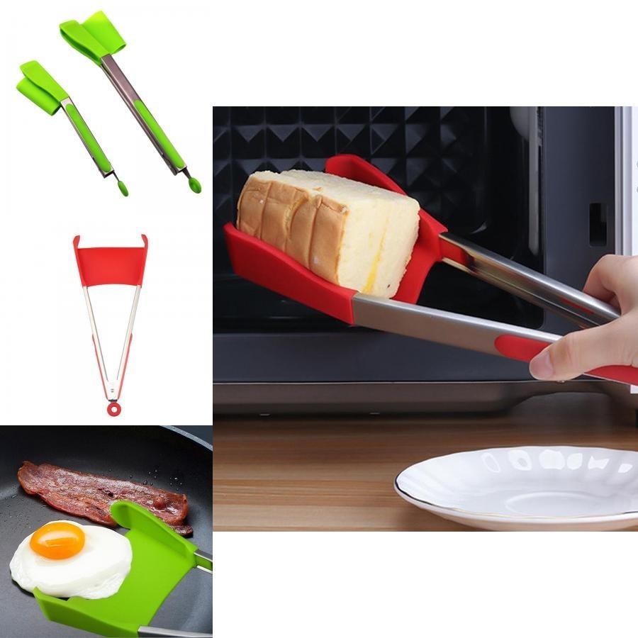 Modern minimalistisk matklämma i silikon köksredskap 9 12 tum klämma värmebeständig matklämma