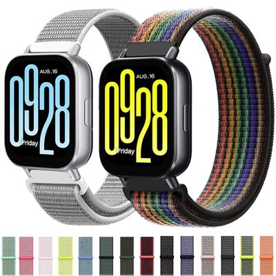 Cinturino in Nylon a Ciclo 20mm 22mm per Redmi Watch 5 Active Traspirante Braccialetto di Ricambio per Polso Redmi Wach 5 Lite Braccialetto Sportivo