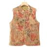 Datang Furen Women's Chinese Style Floral Print Mandarin Collar Vest