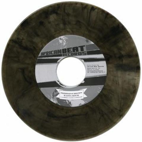 

7-дюймовая пластинка PRESIDENT BROWN / CHARLY B - Rasta Rock (Цветной винил) / Жизнь H ABR013cv Африканский ритм 2009 Германия Регги, Ска и Даб