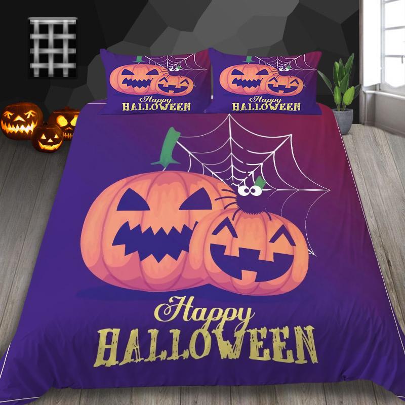 Halloween Home Textiles 3D Printed Duvet Cover Set Luxury Quilt Cover Microfiber Polyester King Queen Size Duvets Bedding
