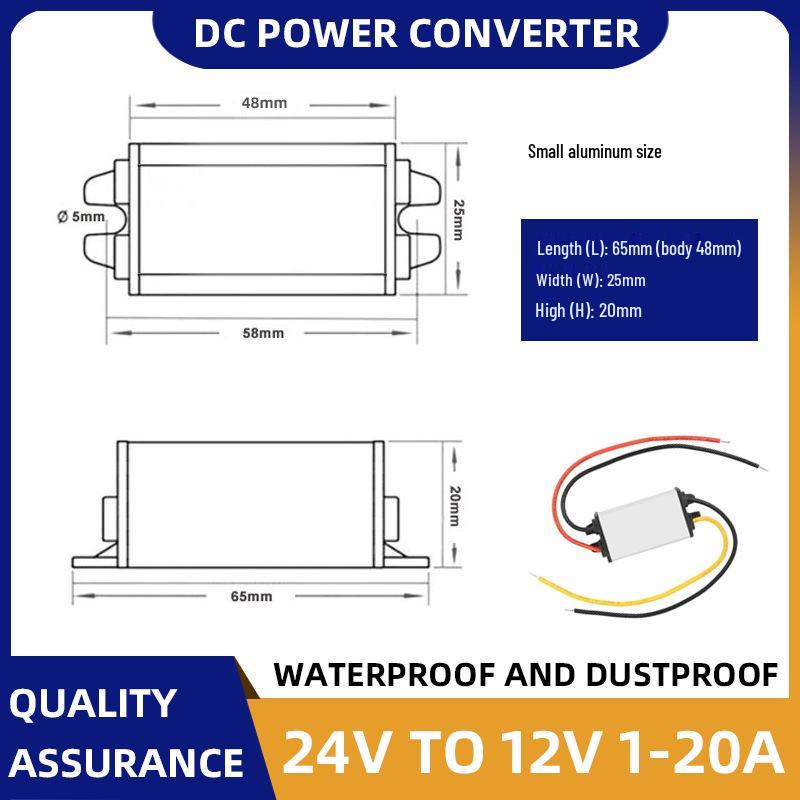 24V To 12V DC Car Power Step-Down Converter