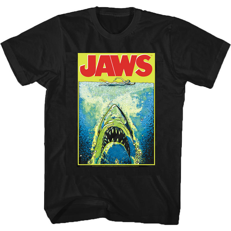 Classic Movie Popular Poster T-Shirt Men's and Women's Same Cotton Streetwear Graphic T-Shirt Streetwear Unisex