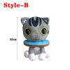 Fresh Amusing Creature Black Gray Cat Adorable Animated Video Game Movie Character Peripherals Snuggly Buddies Lovely Stuffed Doll Plush Figure