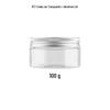 PET Transparent Wide-Mouth Cream Jar for Masks