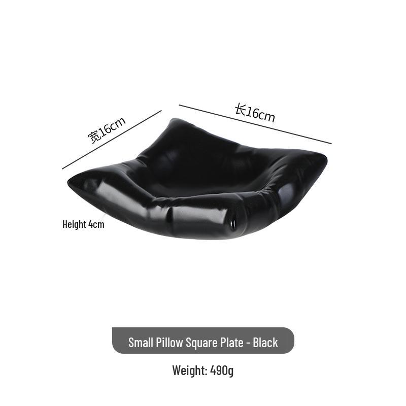 Nordic Ceramic Salad and Pasta Plate: High-End Dishware for Snacks and Desserts