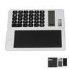Office Desk Calcultor Solar Powered Multifunctional Pocket Desktop Calculator with Writing Tablet