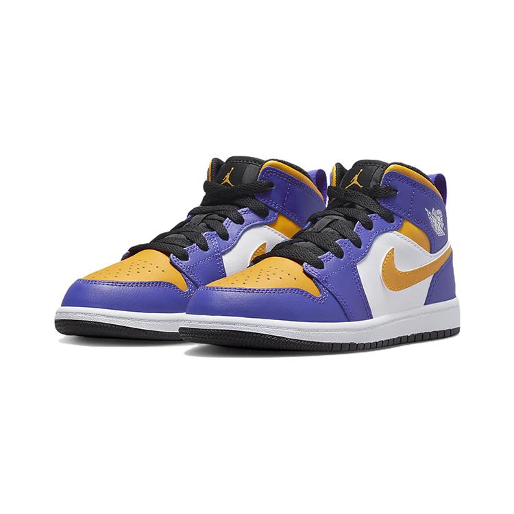 New Jordan 1 Mid Lakers PS DQ8424-517